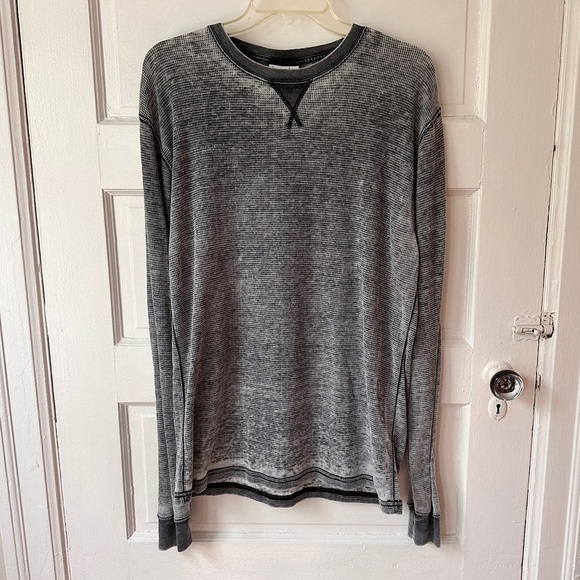 J. America Men’s Vintage Zen Waffle Knit Thermal Shirt Lg Long Sleeve Cotton - Picture 11 of 15